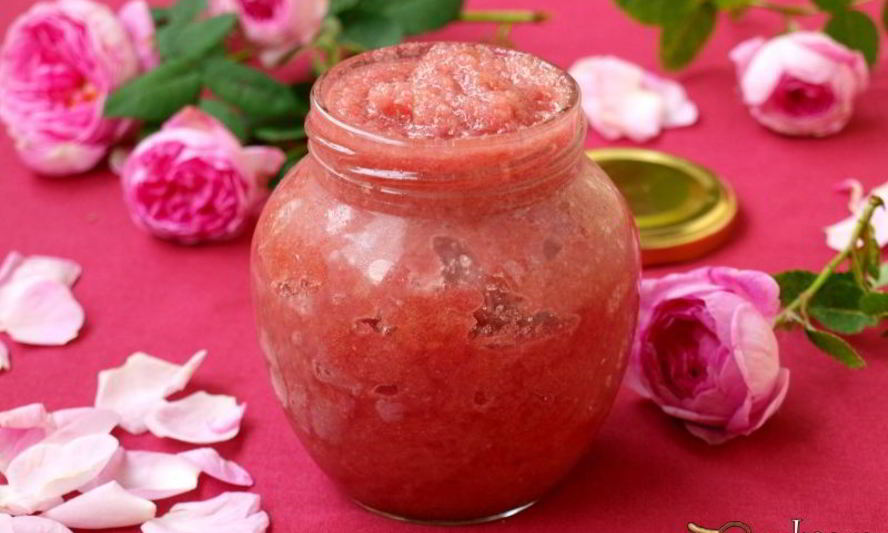 Рецепт чайной розы перетертой с сахаром