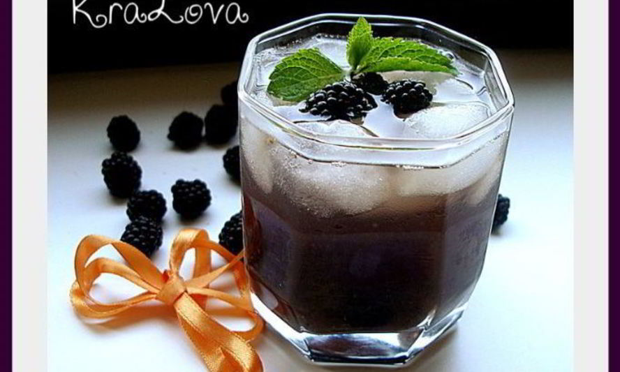 Рецепт ежевично-мятного холодный чай