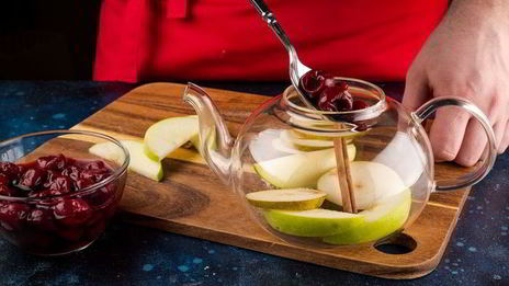 фруктовый чай с ванилью