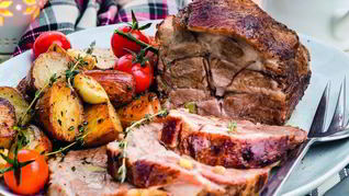 Горячая буженина из свиной шейки