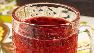 Клюквенно-малиновый чай