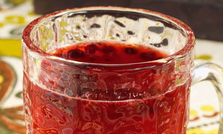 Рецепт клюквенно-малинового чай