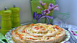 Куриные грудки, запеченные с грибами Роза чайная