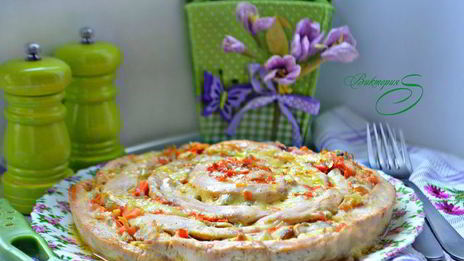 куриные грудки, запеченные с грибами роза чайная