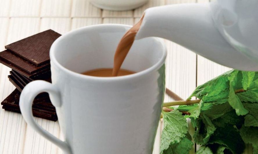 Рецепт мятного шоколадного чая