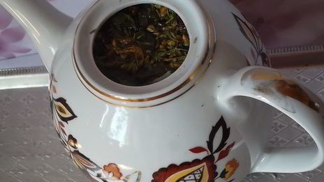 травяной чай с мелиссой и зверобоем