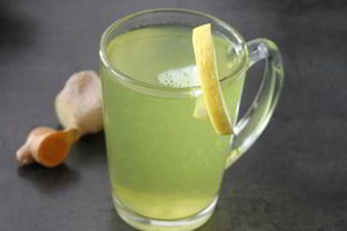 Целебный имбирный чай с куркумой