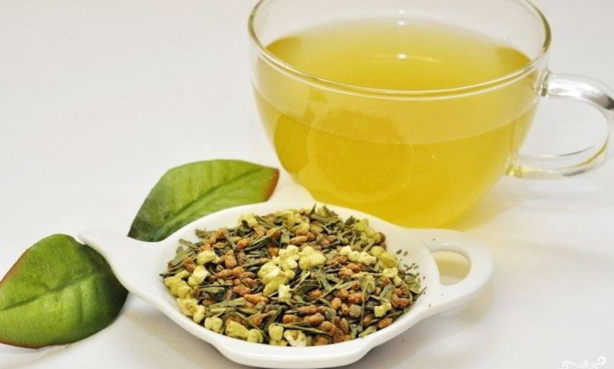 Рецепт зеленого чая с жареным рисом