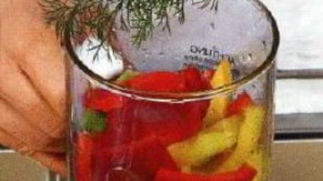 кефирный напиток с овощами