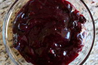 Черничный кисель