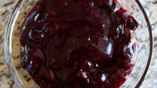 Черничный кисель