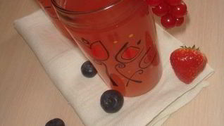 Домашний клубничный кисель