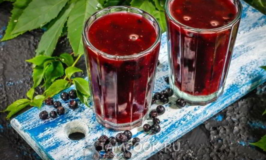 Рецепт киселя из черники