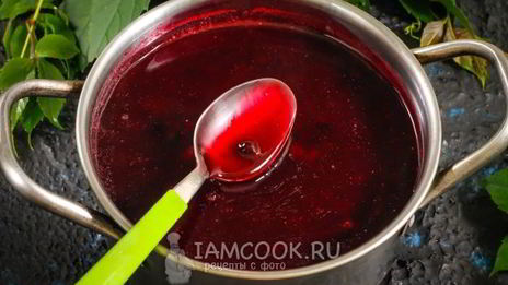 кисель из черники