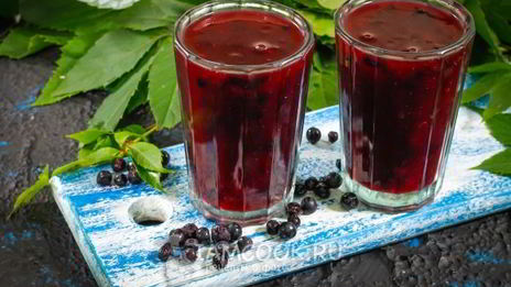 кисель из черники