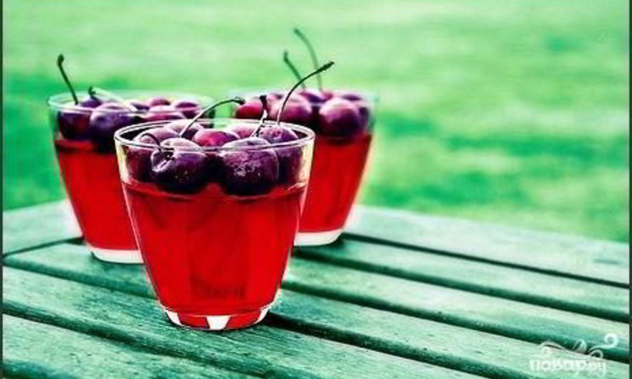Рецепт киселя из вишни