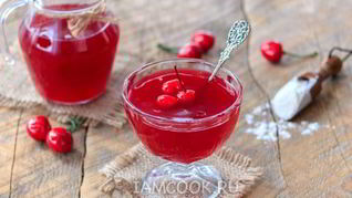 Кисель из замороженной вишни