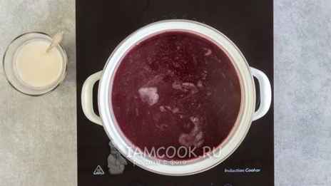 кисель из замороженной вишни