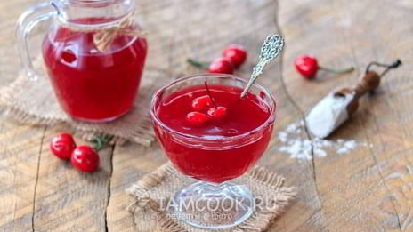 кисель из замороженной вишни