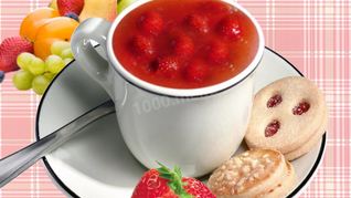 Кисель из замороженных ягод клубники