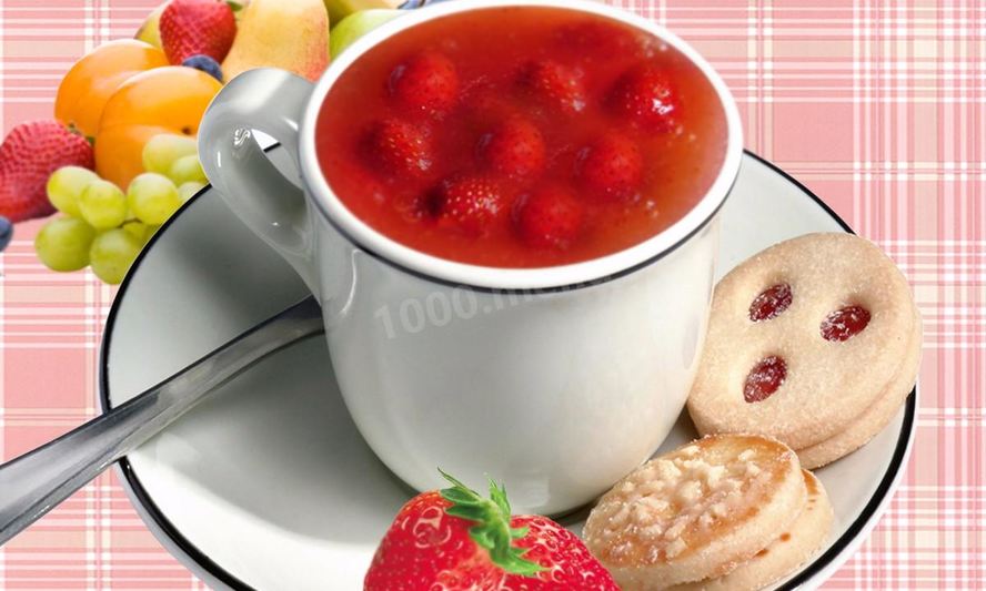 Рецепт киселя из замороженных ягод клубники