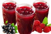 Кисель из замороженных ягод малины и черной смородины