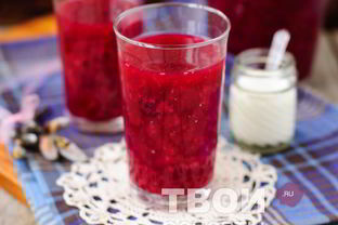 Кисель из замороженных ягод