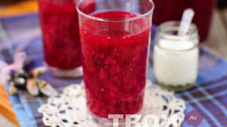 кисель из замороженных ягод