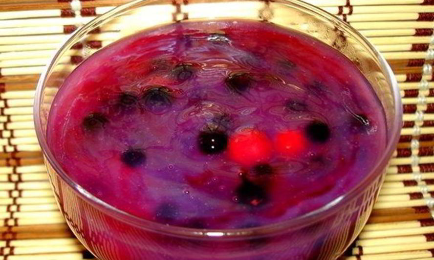 Рецепт киселя плодово-ягодный