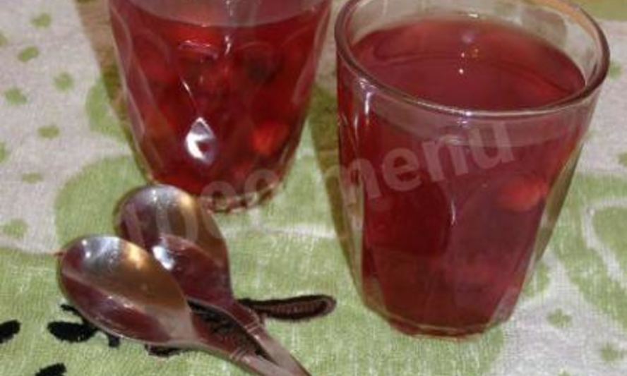 Рецепт киселя вишенка с крахмалом