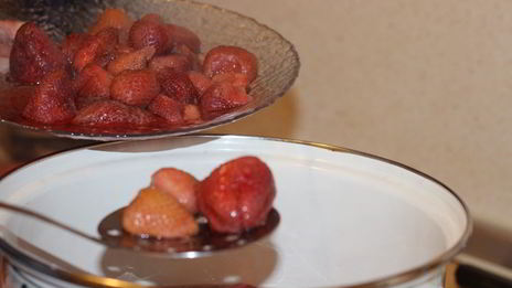 клубничный кисель