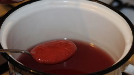 клубничный кисель