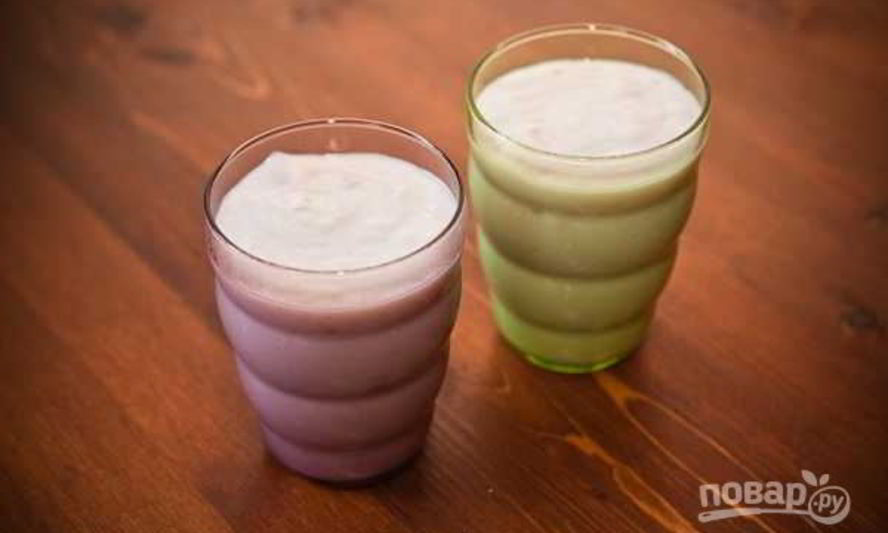 Рецепт молочного киселя с малиной