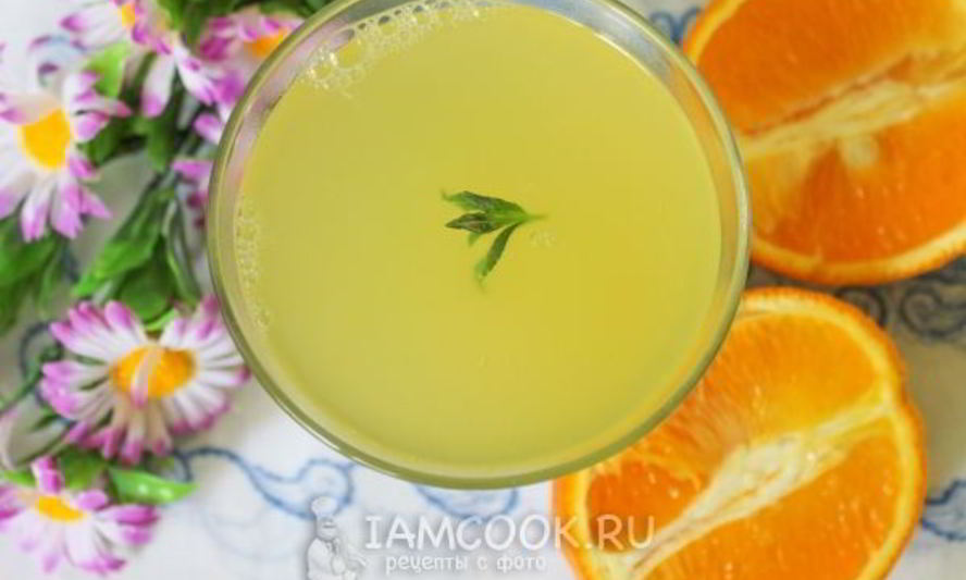 Рецепт цитрусового киселя