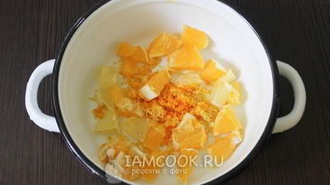 цитрусовый кисель