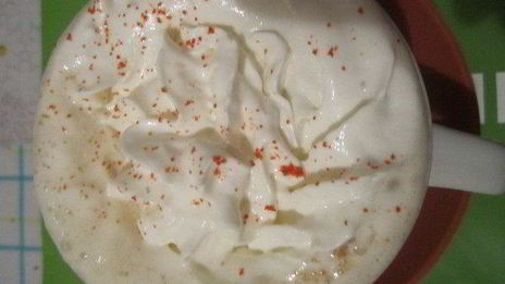 кофе с горячей шапочкой