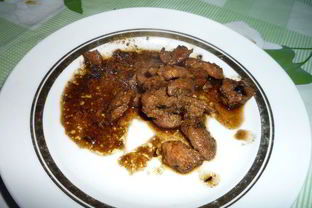 Мясо, тушеное в кофе