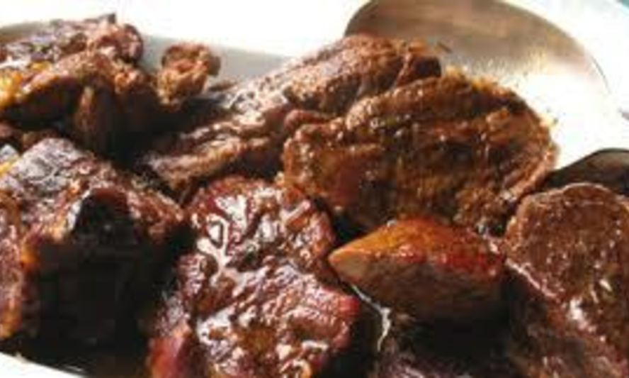 Рецепт мяса в кофейной гуще