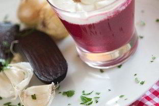 Свекольный капучино