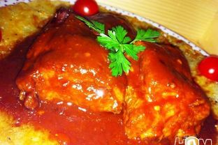 Свиные ребра в кофейном соусе