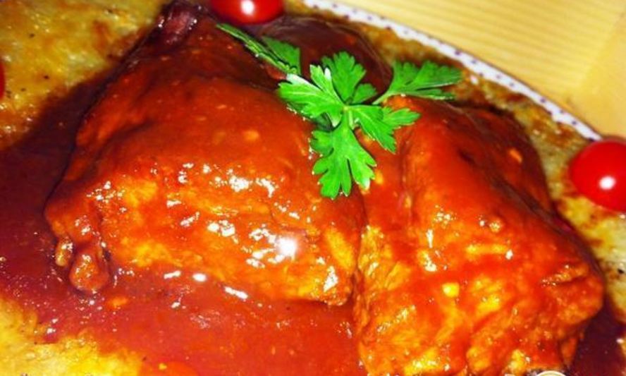 Рецепт свиных ребер в кофейном соусе