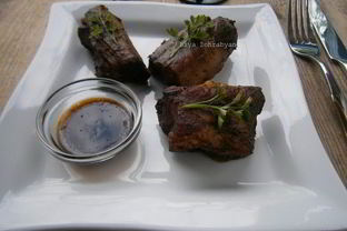 Свиные ребрышки с кофейным соусом