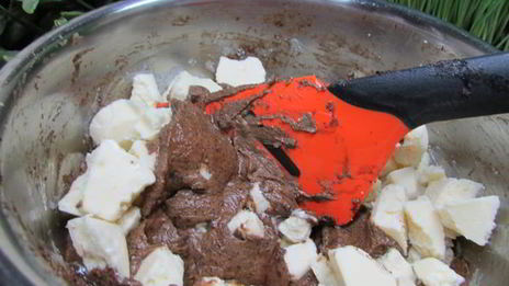 трюфели из белого шоколада с добавлением кофе