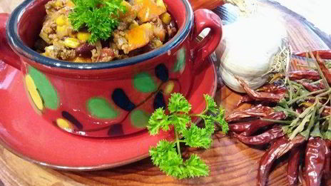 тыквенный чили с кофе