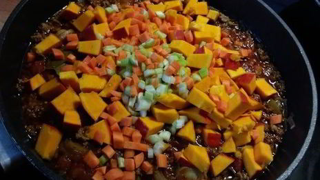 тыквенный чили с кофе