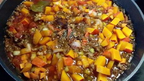 тыквенный чили с кофе