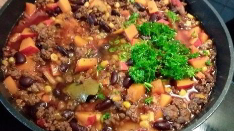 тыквенный чили с кофе