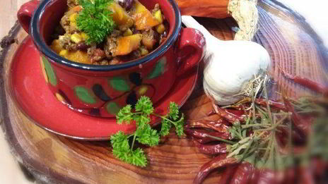 тыквенный чили с кофе