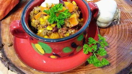 тыквенный чили с кофе