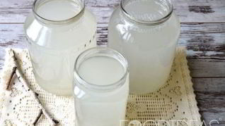 Березовый квас с ячменем